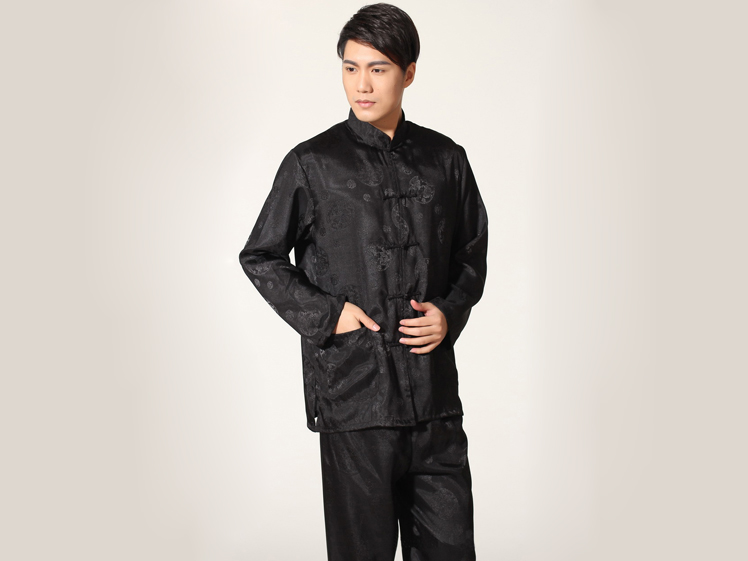 Tai Chi Clothing Long-sleeve Casual Style Linen Suit